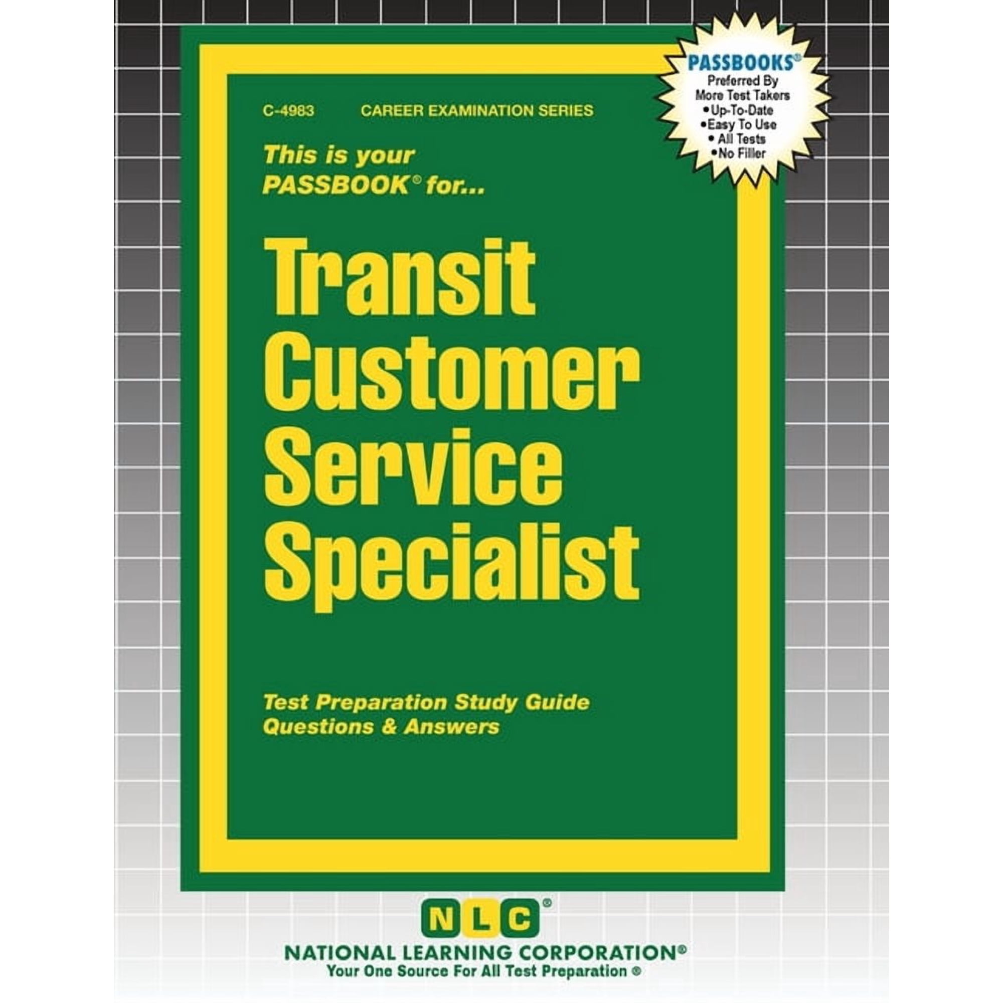 Career Examination Transit Customer Service Specialist, Book 4983, (Paperback)