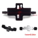 thumbnail image 5 of sweethay Ajustador de asiento Soporte inferior Pieza reemplazada Mano de obra fina ajustable Tamaño compacto Suministros de motocicleta de larga Accesorios para motos Negro sweethay VI021919-01B, 5 of 6