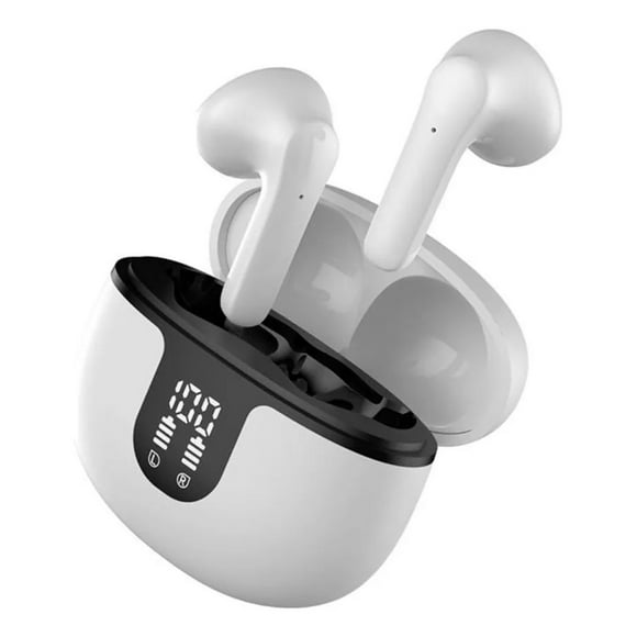 Audífonos Manos Libres Bluetooth Fralugio S61 5.3 Bt Cvc 8.0 BLANCO