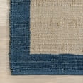 thumbnail image 2 of nuLOOM Bronwyn Farmhouse Bordered Jute Blend Area Rug, 7' 6" x 9' 6", Bronwyn Blue, 2 of 9