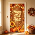 thumbnail image 4 of Thanksgiving Door Cover 35x71 inch, Fall Yall Door Curtain, Rustic Autumn Banner for Indoor Outdoor Decor Photo Booth Props, 4 of 6