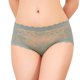 thumbnail image 1 of Gibobby Calzoncillos hipster Lencería de mujer Bragas de cintura lindas Patrón de encaje sexy Cinturón Lencería de(Verde， XL), 1 of 5