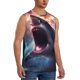 thumbnail image 2 of Balery Dramatic Shark Attack Camisetas sin mangas para hombre, absorbe la humedad y protege contra el mal olor.-3X-Large, 2 of 7