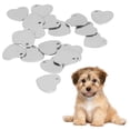 thumbnail image 6 of ACOUTO 20PCS Metal Pet ID Tag Stainless Steel Dog Cat Pet Name ID Tag Blank Supplies, 6 of 8