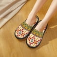 thumbnail image 4 of House Slippers for Women Men - Aztec Lightweight House Shoes Fuzzy Slippers, Soft Slip-On Cozy House Slippers for Woman Indoor Outdoor, 4 of 7