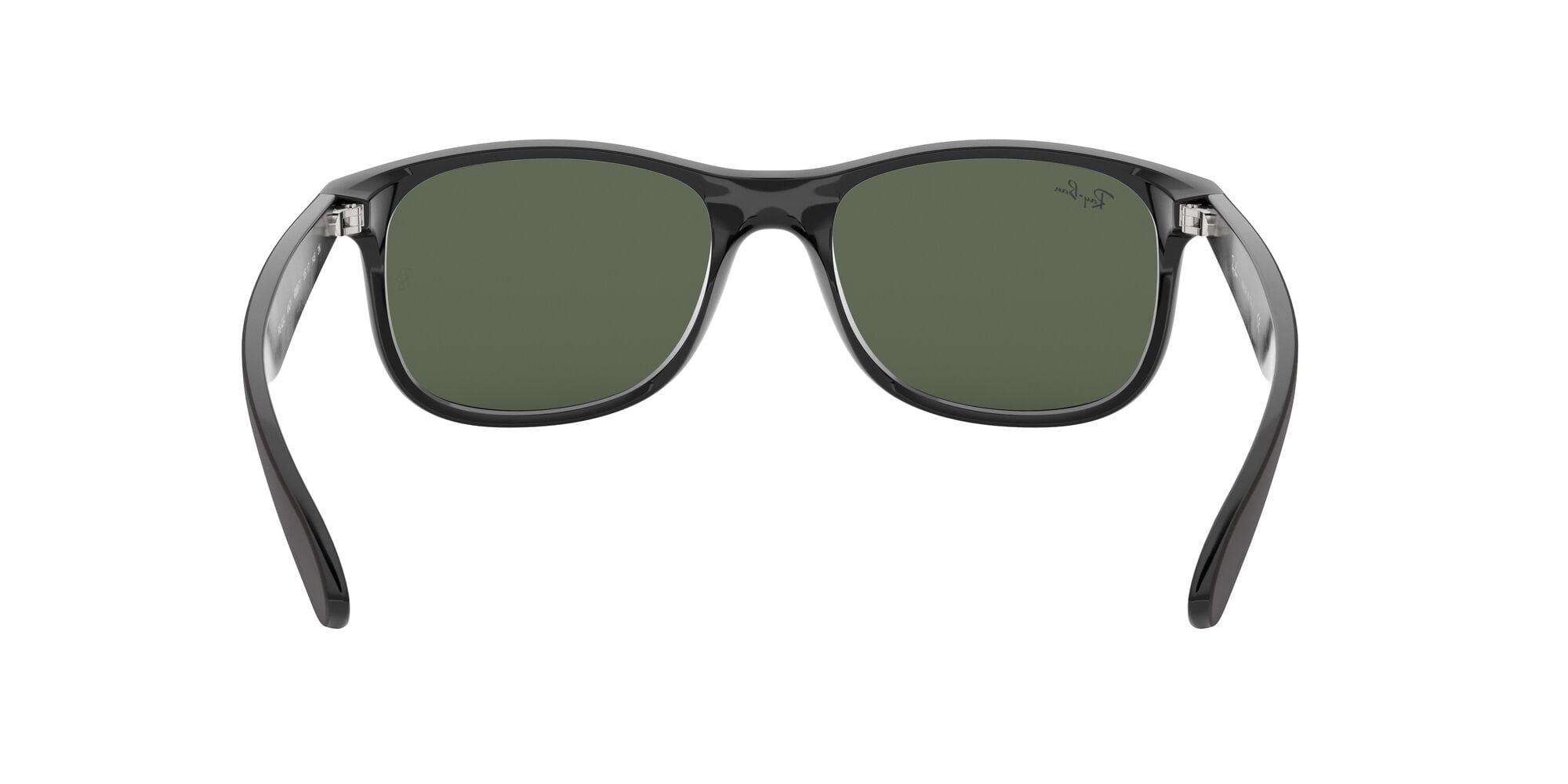 Ray-Ban Andy Sunglasses for Women and Men with UV Sun Protection, Dark Green/Matte Black, Size 55