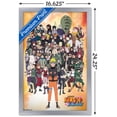 thumbnail image 3 of Naruto Shippuden - Group Wall Poster, 14.725" x 22.375", Framed, 3 of 6