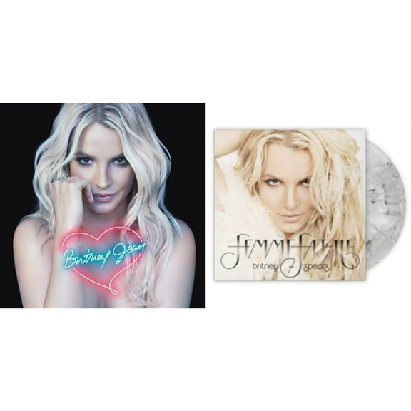Britney Jean & Femme Fatale (Light Grey Marbled LP Vinyl/Import)