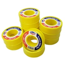 EZ-FLO Gas Teflon Tape, Premium Pipe Thread Tape, 1/2-Inch x 260-Inches x 4 mil, Yellow 10 Pack