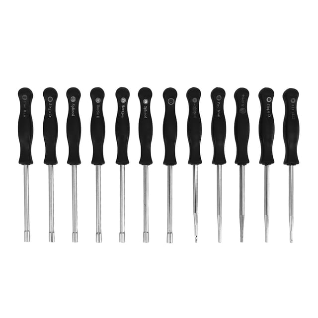 p>Kit de Réglage du Carburateur Kit de Réglage du Carburateur avec 12 Tournevis 1 Chaîne Brosse en Acier Confort Poignée Outils de Réparation de Carburateur pour 2 Cycles Moteurs de Carburateur Tondeuse/p>