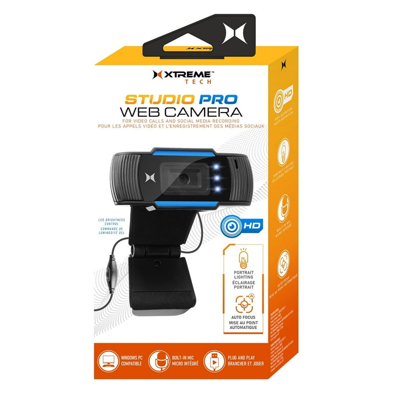 Xtreme XCA21007BLK Studio Pro Web Camera, Black - Walmart.com Xtreme XCA21007BLK Studio Pro Web Camera, Black - Walmart.com