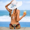 thumbnail image 5 of Owl Bikini Set Swim Suit Detachable Sponge Adjustable Strap Two-Pack, Beach Pool Vacation Party., 5 of 6