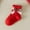 Red, variant on Avrnliq Kids Christmas Socks for Girls - Cotton Green Socks with Bows & Ruffled Cuffs, 1-12 Years (S/M/L/XL) for Holiday Parties, Photos & Everyday Wear,Size 6 T