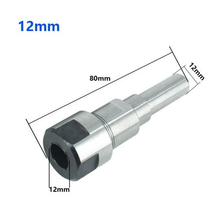 Router Bit Extension Rod 6.35/8/12MM Shank Milling Cutter Wood Carving Collet