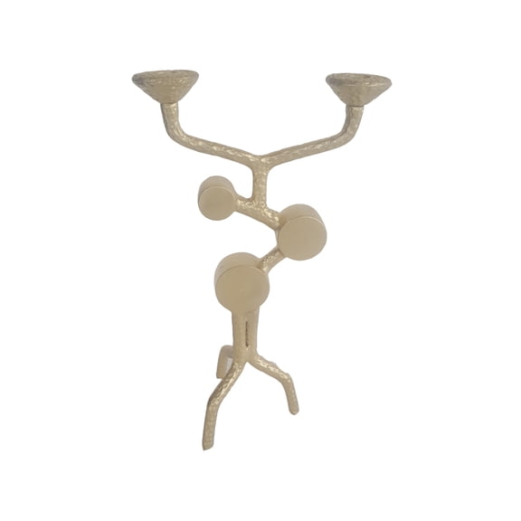 De Kulture Works Gold Aluminum Fashion All Occasion Votive Candles Candelabras