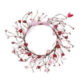 thumbnail image 3 of Valentine's Day Wreath 13 Inch Valentines Day Wreaths for Front Door Handmade Red Heart Shaped Berry Wreath with Pink Love Heart Berries for Valentine Party Anniversary Candlelight Dinner, 3 of 7