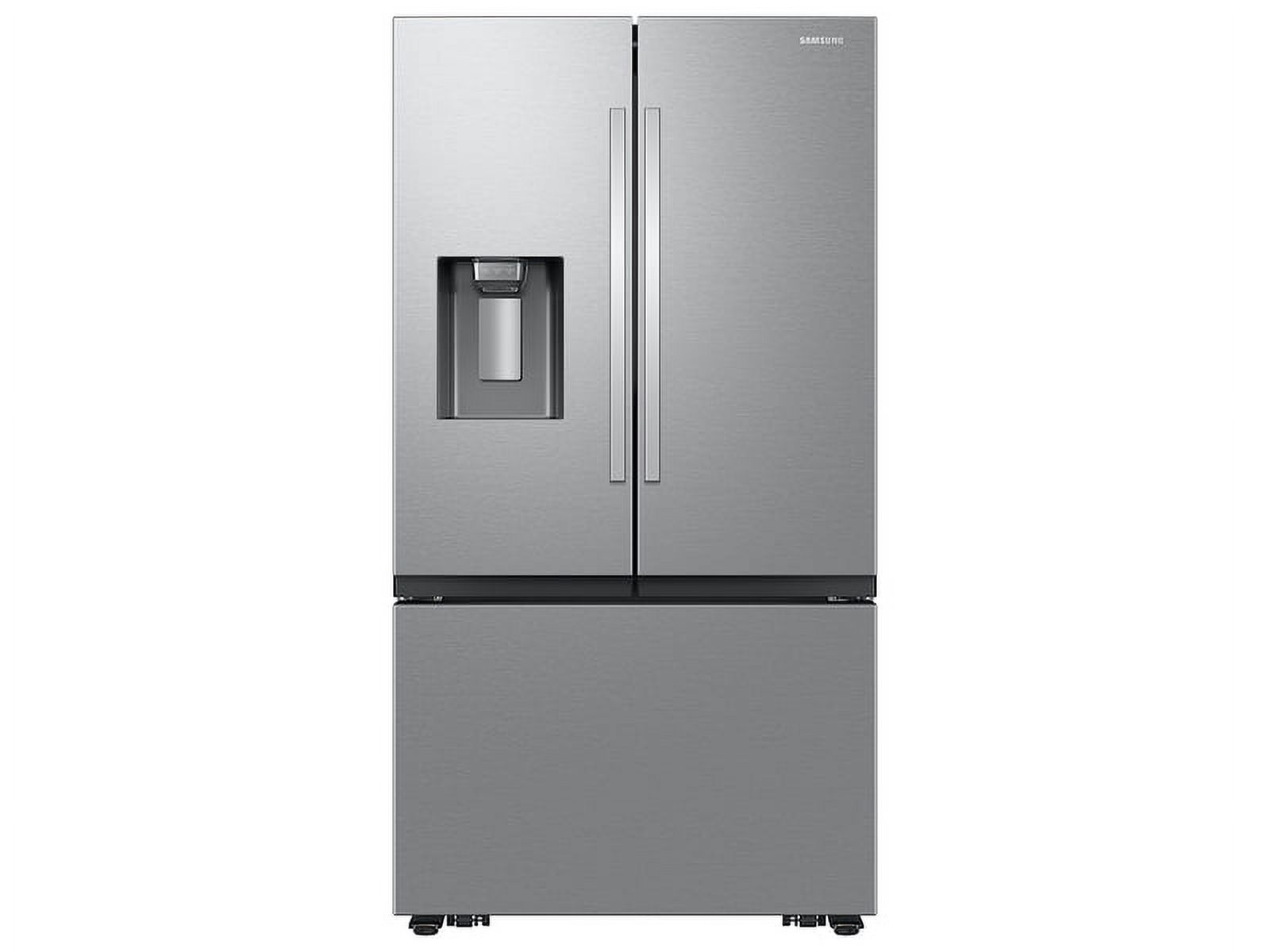 Samsung 27 cf French Door Refrigerator Counter Depth Ice & Water Triple Ice Maker Stainless Steel RF27CG5400SR