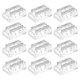 thumbnail image 1 of Uxcell 12-Pack Conectores LED COB, 2 Pines de 0.31 Pulgadas para Tira de Luz LED de 8mm [Transparente], 1 of 6