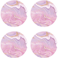 thumbnail image 1 of Marble Coasters for Drinks Absorbent Modern Abstract Ceramic Coaster Set Cork Back Glitter-Marble 4, 1 of 5
