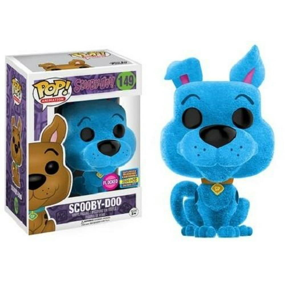 Funko POP! Blue Flocked Scooby Doo #149 (2017 SDCC Exclusive Limited Edition 2500 Pieces