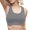 Grey, variant on Sngxgn Womens Sports Bra Padded Low Impact Workout Yoga Bra(Black,M)