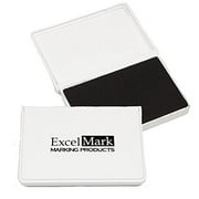 ExcelMark Black Ink Pad for Rubber Stamps 2-1/8" by 3-1/4"