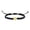 Black A, variant on Elegant 1 Gold Plated Initial Woven Bracelet with Heart Charm for Men Women and Girls from Bracelets to Create a Timeless Accessory, 30-40 cm, Black X
