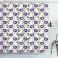 thumbnail image 1 of Ambesonne Floral Shower Curtain, Purple Gramophone Orchids, 69"Wx84"L, Multicolor, 1 of 3