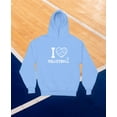 thumbnail image 4 of Volleyball Gifts Hoodies for Teen Girls Women I Love Sweatshirts Women Hoodie X-Large California Blue, 4 of 5