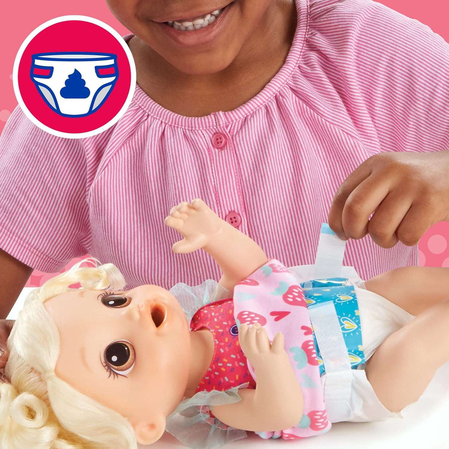 Baby Alive Magical Mixer Baby Doll (Strawberry Shake)