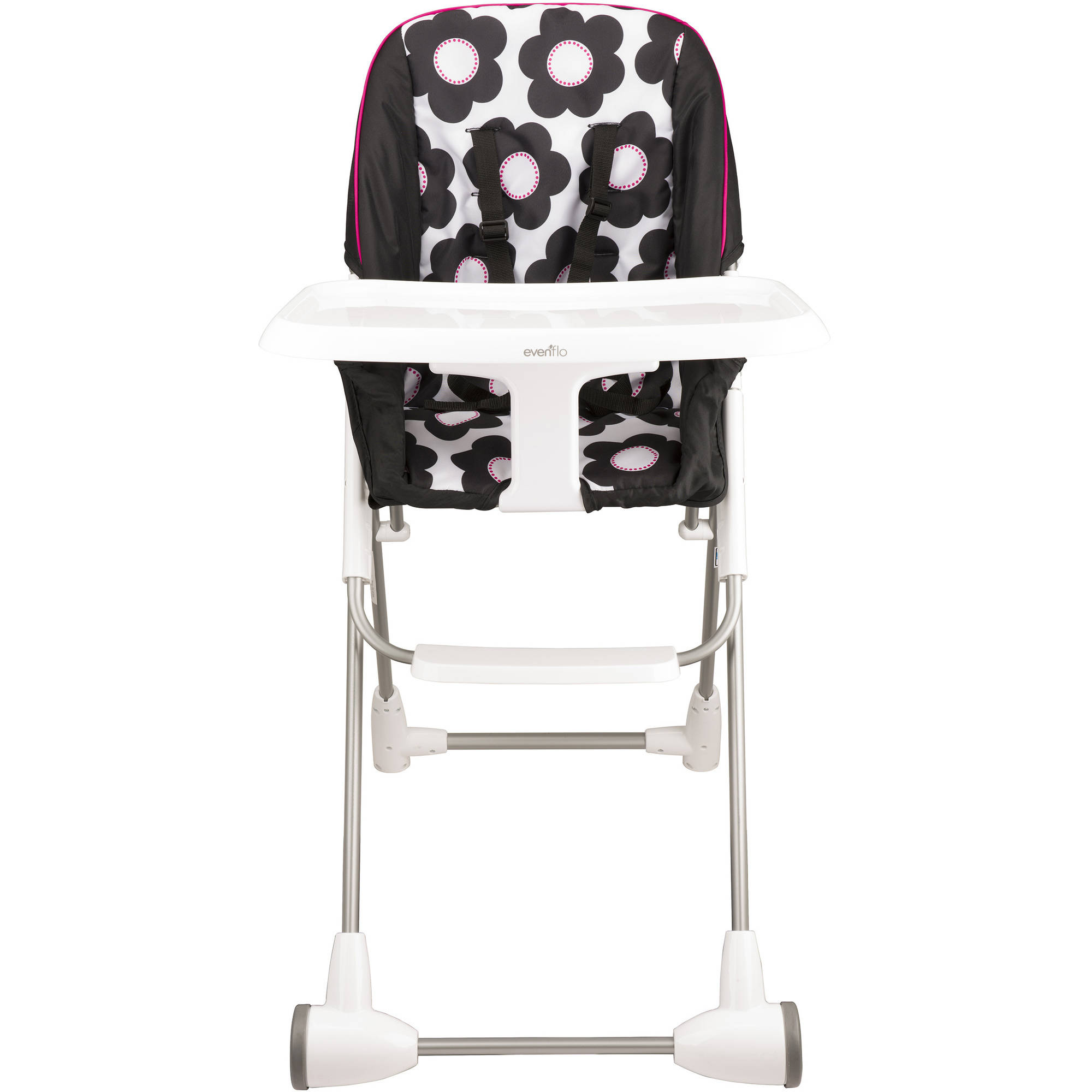 Evenflo Symmetry Flat Fold High Chair Hayden Dot Walmart Com