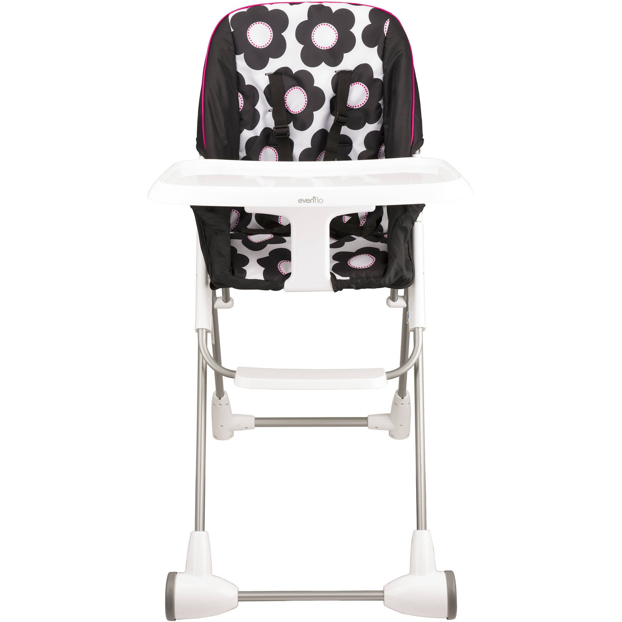 Evenflo Symmetry Flat Fold High Chair Spearmint Spree