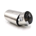 thumbnail image 3 of Car Exhaust Muffler Tip Exhaust Pipe Modified Chrome Stainless Rear Tail Round, 3 of 4