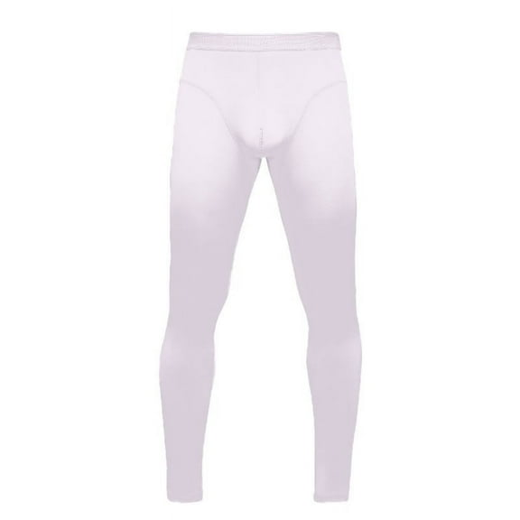 Men's Casual Pants Men's Underwear Thin Close Fitting Leggings Ice Smooth Breathable Comfortable Home Sports Pants White 3XL