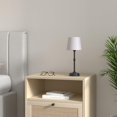 thumbnail image 2 of OBright Seraph - Lámpara de mesa LED inalámbrica con atenuador Batería recargable incorporada Brillo de 3 niveles Lámpara de mesa para patio Lámpara de noche Luz ambiental para restaurante Negro, 2 of 8