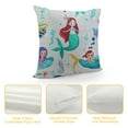 thumbnail image 4 of Sea Life Kids PillowcasesOcean Coastal Cushion Toddler Pillow Covers for Boy and Girl, Soft Breathable Travel Pillow Shams with Envelope Closure, StandardPillowcase, 4 of 5