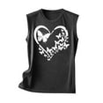 thumbnail image 3 of LiMoi Womens Sleeveless Tops Casual Tshirts Shirts for Women Spring Floral Tops for Women 2025 Plus Shirts for Women, 3 of 4
