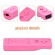 thumbnail image 5 of Kuymtek Controlador de Gamepad de control remoto inalámbrico para Nintendo Wii para Wii U (rosa), 5 of 9