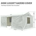 Gazebo Accessories 12' x 20' Universal Winter Gazebo Cover for Hardtop
