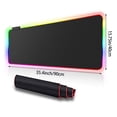 thumbnail image 2 of CNKOO Large Gaming Mouse Pad Wireless Charging RGB Gaming Mouse Pad Cool Pad Long Glowing Multicolor Lighting Mousepad Non-Slip Rubber Computer Keyboard Mat Desk Pad, 2 of 5