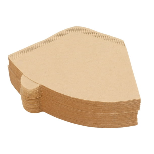 Filtros De Café, Filtros De Papel Natural Cónicos, Diseño En Forma De V Para Recipiente De Filtro