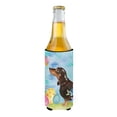 thumbnail image 2 of Carolines Treasures BB9615MUK Black and Tan Dachshund Easter Michelob Ultra Hugger for slim cans  Slim Can multicolor, 2 of 3