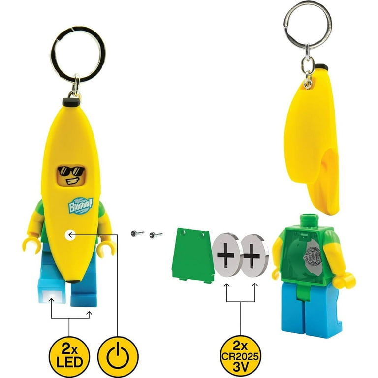 LEGO Minifigures Keychain Light Banana Guy KE118H Walmart