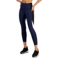 thumbnail image 3 of Ideology Women's High Rise, Side Pockets Colorblock 7/8 Leggings, Navy/White,2XL, 3 of 6