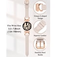 thumbnail image 3 of Correa de reloj Minyee Leather compatible con Samsung Galaxy 40 mm, 3 of 6