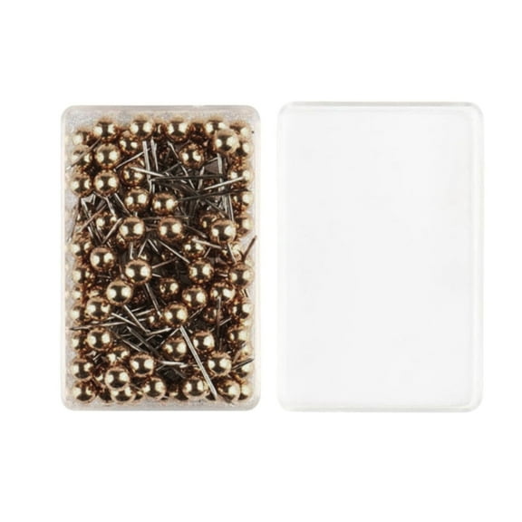 500 Pcs Round Head Push Pins Thumb Tacks Decorative Pushpins Poster Pins Notice Board Pins for Map Fabric Marking