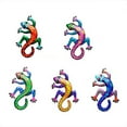 thumbnail image 4 of HCJKDU Metal Gecko Wall Decor, Outdoor Colorful Lizard Wall Art Handmade Hanging Sculpture Decoration for Indoor Outdoor Home Garden Yard Fence Patio, 4 of 4