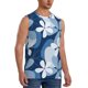thumbnail image 2 of Fotbe Flower Men's Camiseta sin Mangas Estampada para Hombres, Playera Casual para Gimnasio, Entrenamiento, Playa-Large, 2 of 7