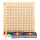 thumbnail image 5 of tabla de multiplicar,tablero de multiplicación de madera tabla gráfico juego de matemáticas,montessori matemáticas materiales juguetes tablero rompecabezas,preescolar aprendizaje juguetes, 5 of 9