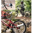thumbnail image 7 of 2PCS Bike Turbo Pipe Exhaust System Sound Motorcycle Megaphone Unicoco Bicycle Exhaust Sound System Pit Bike Exhaust with Sound Effect Turbo Exhaust Pipe Motorcycle Noise Maker for Cycling, 7 of 7